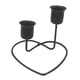 thumbnail image 1 of Candelabro Cónico Decoración Del Hogar Nórdico Para Mesa Centro De Mesa Fiesta Hotel Negro, 1 of 3