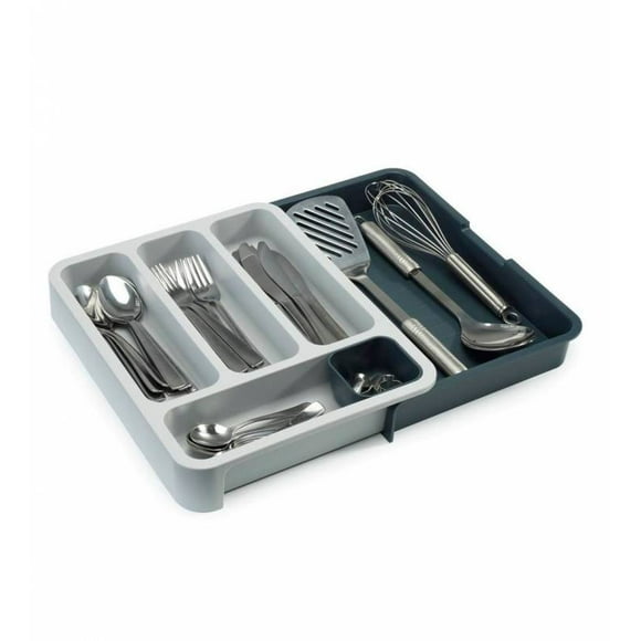 Porta Cubiertos Extensible Gris