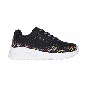 Zapatillas Urbanas Skechers Uno Lite Infantil 314089L-Bkmt - Talla 38