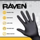 thumbnail image 2 of Guantes desechables SAS Raven de nitrilo sin polvo, 7 mil, 2 of 8