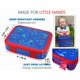 thumbnail image 3 of Set de Caja Bento kinsho 700 ml Azul con Cohetes Espaciales, 3 of 9
