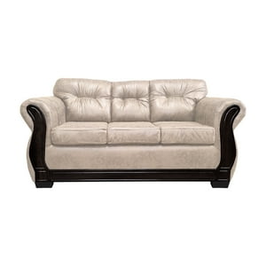 América Decora - Sofá Con Resorte Estructural 3 Personas Taurus Envejecido Blanco