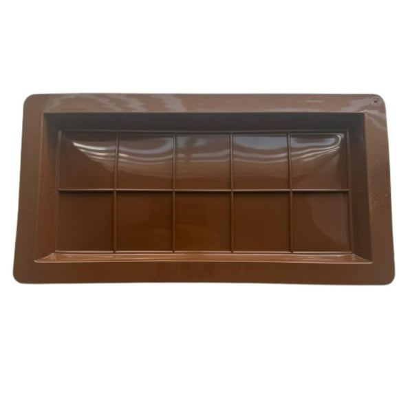 Molde Silicona Barra Chocolate Dubai 10 Divisiones 25x14x2cm