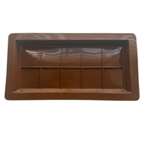 Genérico - Molde Silicona Barra Chocolate Dubai 10 Divisiones Cafe