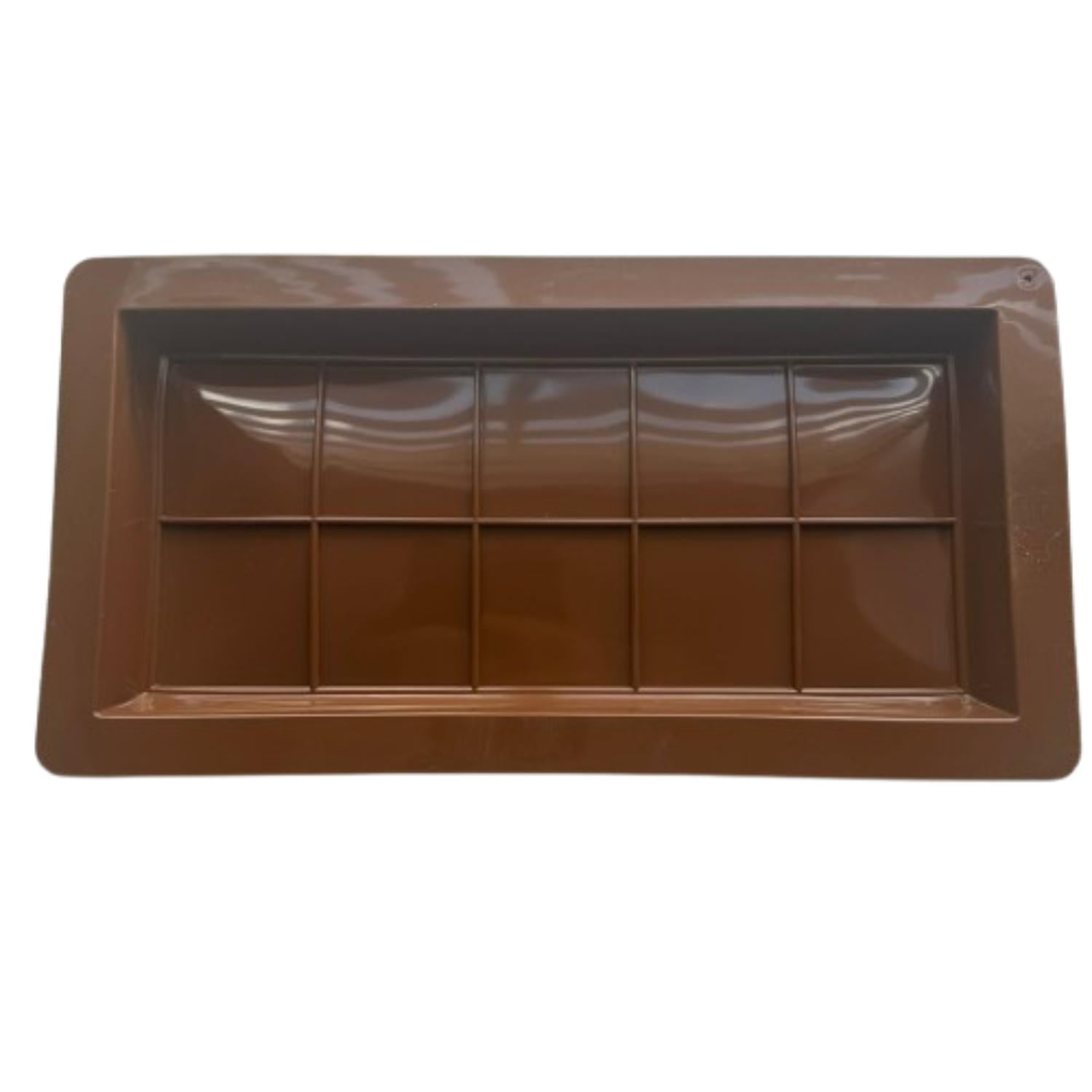 Genérico - Molde Silicona Barra Chocolate Dubai 10 Divisiones Cafe