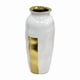 thumbnail image 2 of Florero Cerámica Blanco Dorado XL, 2 of 2