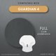 thumbnail image 2 of Parche de cobertura CGM CoverGuard Guardian 4 negro - paquete de 25, 2 of 9