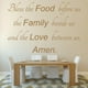 thumbnail image 2 of Decomural Bless The Food Before Prayer WS-42907, 2 of 2