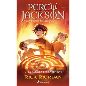 Salamandra Infantil Y Juvenil - Libro Percy J. Dioses Del Olimpo 4 - Batalla Del Laberinto