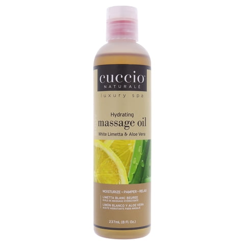 Cuccio Naturale - Aceite De Masaje Hidratante - Limetta Blanca Y Aloe Vera De Para - Aceite