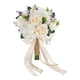 thumbnail image 5 of Ramo De Novia Con Flores Artificiales Decorativas Para Novias Blancas, 5 of 5