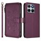 thumbnail image 2 of Funda Cartera Mariposa para [Motorola Edge 70 Fusion] con Soporte y Cremallera Violeta, 2 of 6