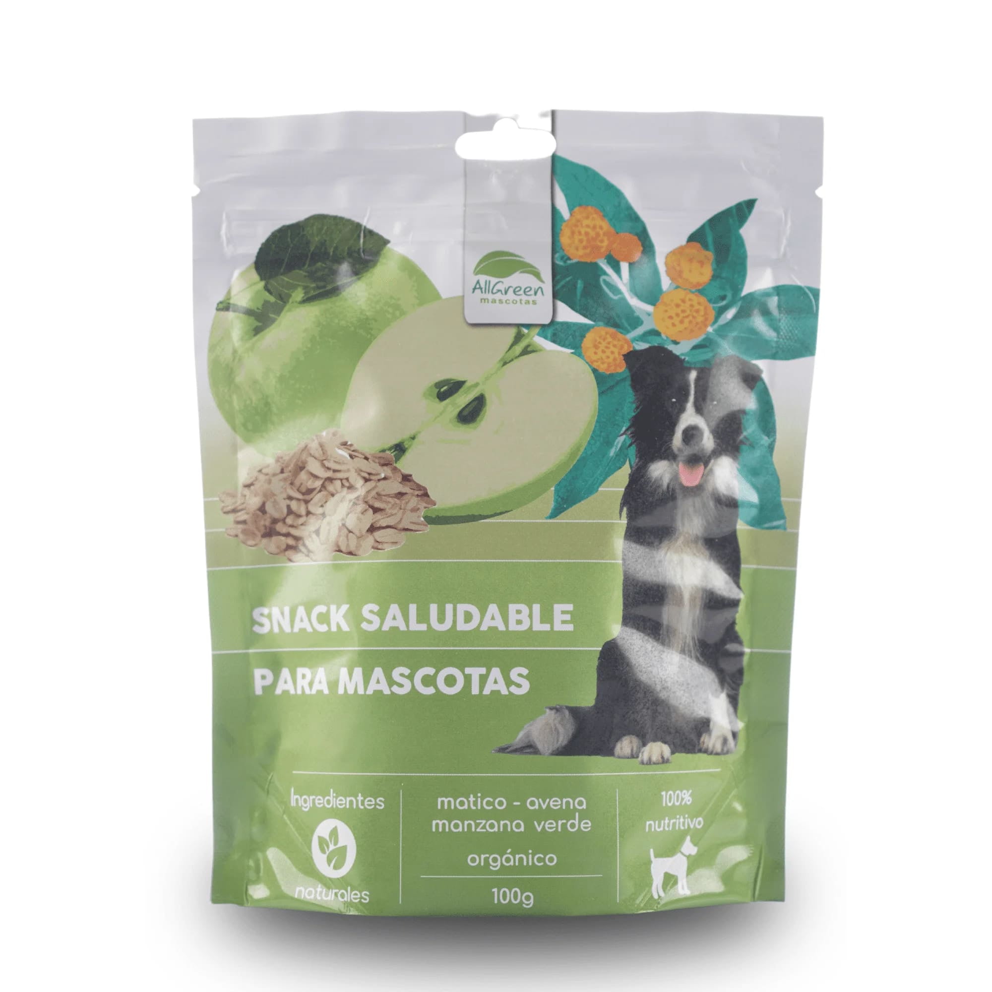 Allgreen Mascotas - Snack Matico Manzana 100 Gr
