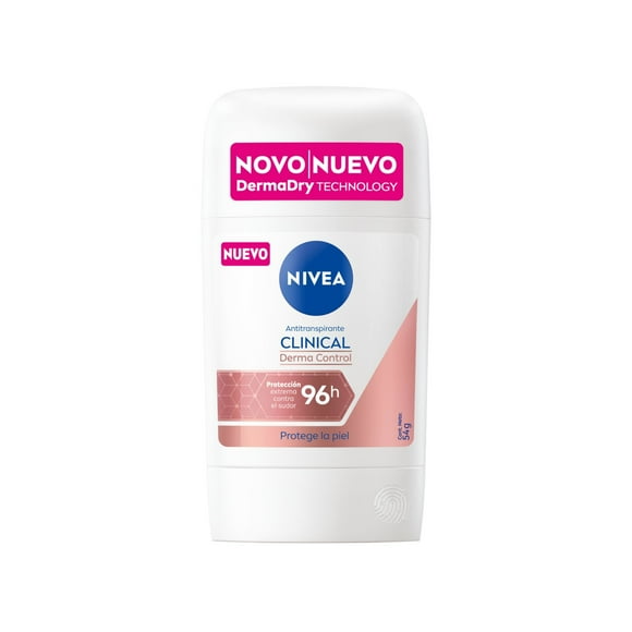Desodorante Barra Nivea Dermo Control Clinical Mujer, 54 ml
