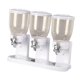 thumbnail image 4 of Organizador De Contenedores Para Almacenar Cereales, Recipiente Para Despensa, Dispensador De Granos, Azúcar Y Granos, Caja De Tres Tazas, Color Blanco, 4 of 5