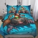 thumbnail image 1 of Funda nórdica Hearthstone de 3 piezas, juego de ropa de cama 3D, funda de edredón de juego de cartas, funda de edredón de microfibra suave, con fundas de almohada, con cremallera para adulto, 1 of 3
