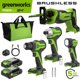 thumbnail image 1 of Kit Taladro Greenworks PowerAll 24V Brushless 280 in-lb, 1 of 3