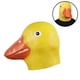 thumbnail image 1 of Máscara de lujo novedosa de Halloween, máscara de cabeza de pato, máscara de animal de látex amarilla, 1 of 8