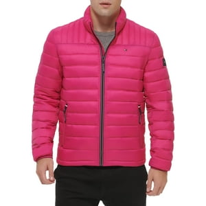 Chaqueta Tommy Hilfiger Ultra Loft Lightweight Pink Para Hombre