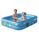 thumbnail image 3 of Piscina Inflable Rectangular Acolchada Pequeña Niños Verano, 3 of 7