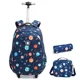thumbnail image 1 of Children's Wheeled Backpack Kids Trolley Bag on Wheels School Trolley Backpack for Boys Rolling Backpack with School Wheels Girl, 1 of 3