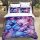 thumbnail image 2 of Anime Stitch Duvet Cover Comforter Bed Linen Single Twin Full Queen Size 3d Kids Girl Boys Gift Stitch Bedding Set, 2 of 5
