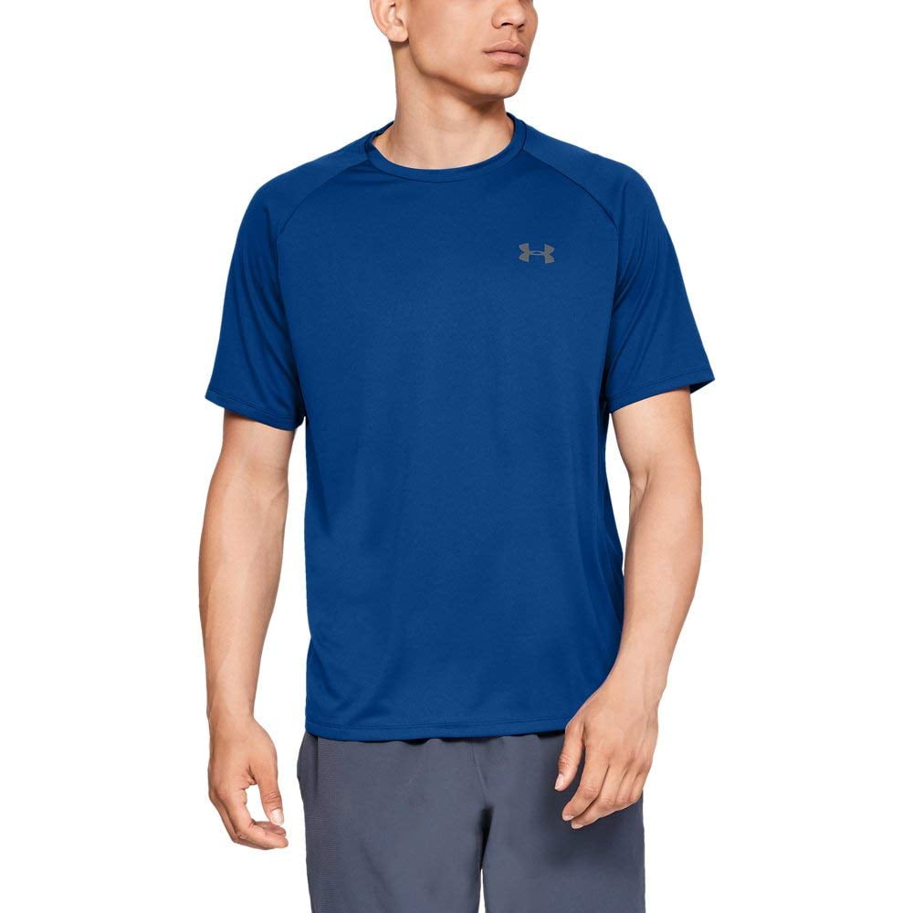 Camiseta Ua Tech™ 2.0 De Manga Corta Para Hombre Under Armour, Talla Xlt, Azul