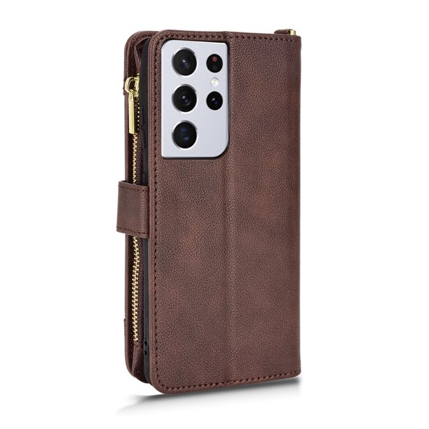 PU Leather Phone Case Multi-functional Phone Bag With Multi-Card Slots For Samsung Galaxy S21 / Samsung Galaxy S21 Plus / Samsung Galaxy S21 Ultra