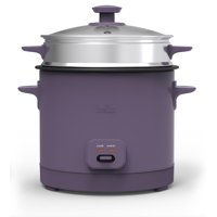 Olla Arrocera Bella Con Vaporera Antiadherente De 16 Tazas 400W Ciruela