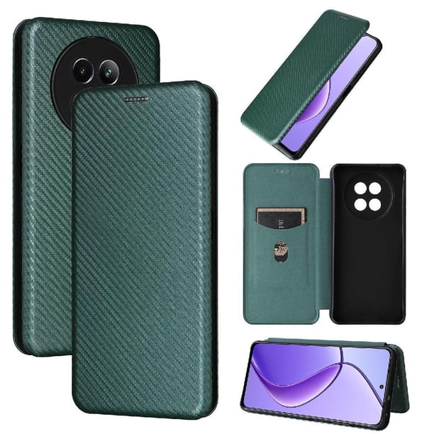 Funda Flip para FOXDOCK Realme 12 5G - Funda magnética de negocios, funda protectora delgada