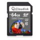thumbnail image 1 of Tarjeta SD Cloudisk 64GB SDXC UHS-I C10, U3, V30 4K UHD, 1 of 5