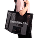 thumbnail image 2 of Bolsa De Compras Grande Con Asa Bolso Para Playa Reutilizabl Negro, 2 of 7