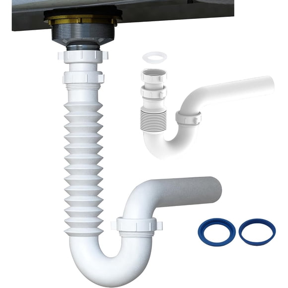 Sifón flexible Variimage para lavamanos