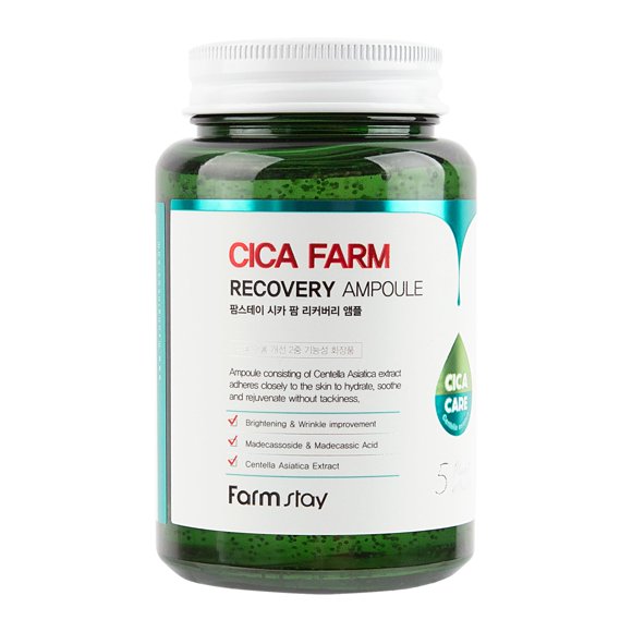 Ampolla FARMSTAY CICA FARM Recovery de 250 ml hidratante