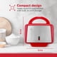 thumbnail image 4 of Máquina Eléctrica Para Cupcakes Antiadherente De 6 Unidades Roja, 4 of 5