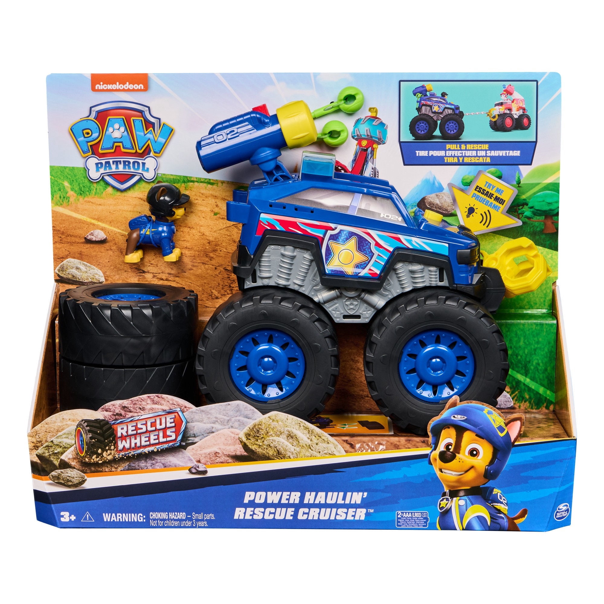 Vehiculo Preescolar Rescue Cruiser Paw Patrol Azul