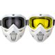 thumbnail image 1 of Gafas de moto y máscara desmontable Birdz Skylark White, 1 of 7