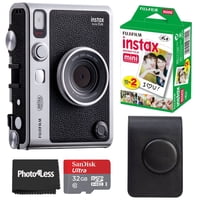 Cámara Instantánea Fujifilm Instax Mini Evo Hybrid Black +Bundle