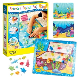 Creativity For Kids - Sensory Squish Bag Creativity Para Niños Ocean Adventure De 3 A 5 Años O Más