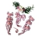 thumbnail image 3 of Kit de 9 piezas de decoraciones para el coche de la boda de seda flor arcos de la cinta conjunto rosa polvo, 3 of 3