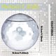 thumbnail image 2 of Vaso Disco Ball Tongnian de 20 onzas, plateado, con tapa y pajita, 12 unidades, 2 of 6