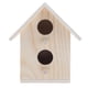 thumbnail image 2 of Suministros Para Pájaros Accesorios Para Jaulas Para Loros Caja De Madera Casa De 2 Orificios Caba?a Para Pájaros, 2 of 5