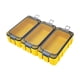 thumbnail image 2 of Caja Compacta Para 3 Aparejos De Pesca, Para Ninfas Y Streamers, Color Amarillo, 2 of 4