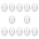 thumbnail image 1 of 12 Huevos Transparentes De Plástico Para Bodas, Fiestas Escolares, Celebraciones, Transparentes, 1 of 5