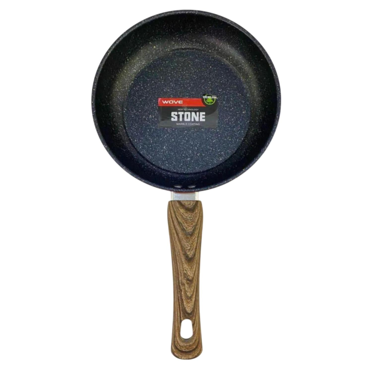 Total E-commerce - Sarten De Piedra Antiadherente 28cm Con Mango De Madera