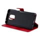 thumbnail image 4 of Funda Billetera para Xiaomi Redmi Note 9 Pro 4G con Porta Tarjetas y Soporte Ajustable Rojo, 4 of 6