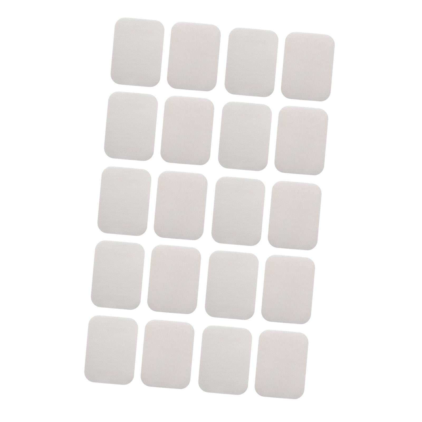 Magideal - 10 Pares De Tiras De Sujeción De Gancho Y Bucle Con Cinta Adhesiva De Doble Cara Cinta De Montaje Antideslizante Para Almohadillas De Sillas Alfombras