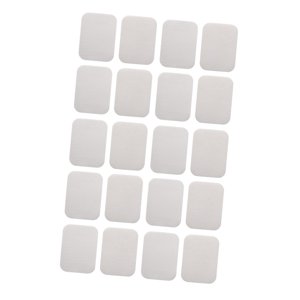 Magideal - 10 Pares De Tiras De Sujeción De Gancho Y Bucle Con Cinta Adhesiva De Doble Cara Cinta De Montaje Antideslizante Para Almohadillas De Sillas Alfombras