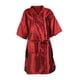 thumbnail image 1 of Capa De Corte De Pelo Con Cinturón Ajustable, Batas De Kimono Para Centro De Belleza, Peluquero De Mascotas, Color Rojo, 1 of 3