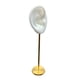 thumbnail image 4 of Soporte duradero para exhibición de pendientes, soporte para modelo de oreja, escaparate de silicona suave estable, organizador de pendientes para dec , Blanco Derecha, Altura 17cm, 4 of 5